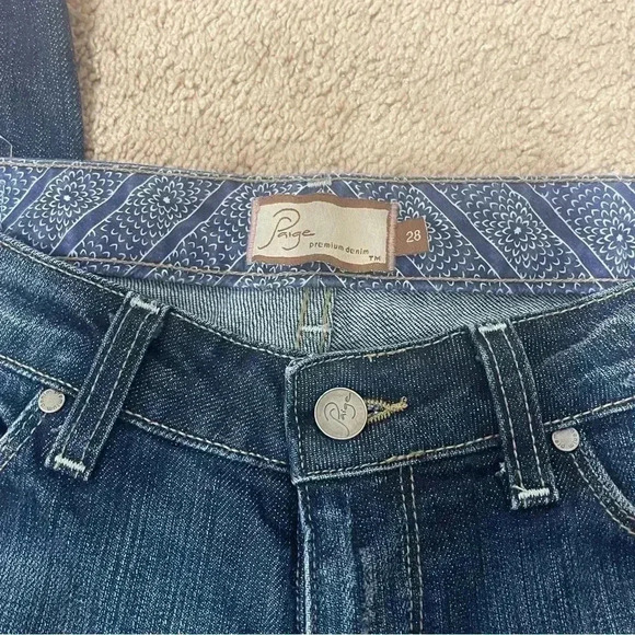 Paige Laurel Canyon Jean Capris Size 28 - Picture 9 of 9